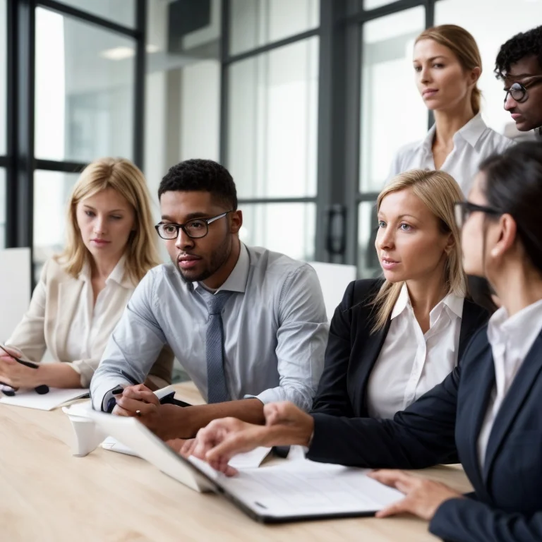 Führungskraft erhält Training